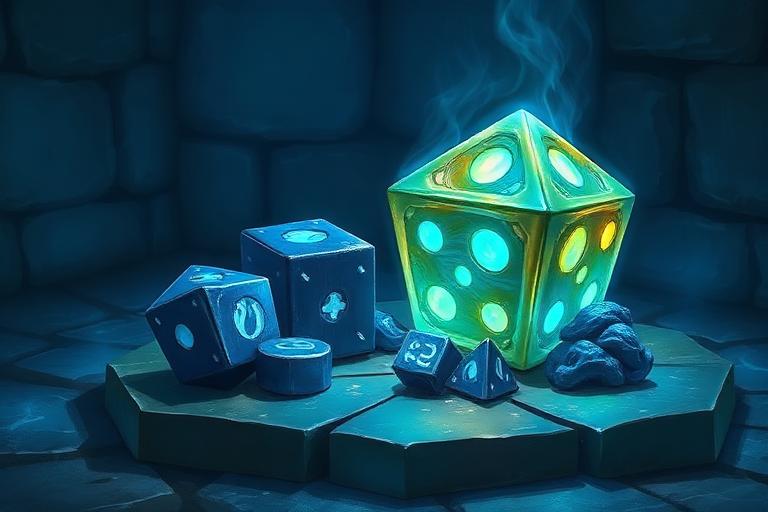 Dice game tile